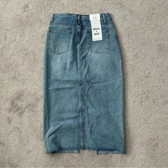 Articles of Society The Hutton Denim Midi Skirt - Picture 5 of 6
